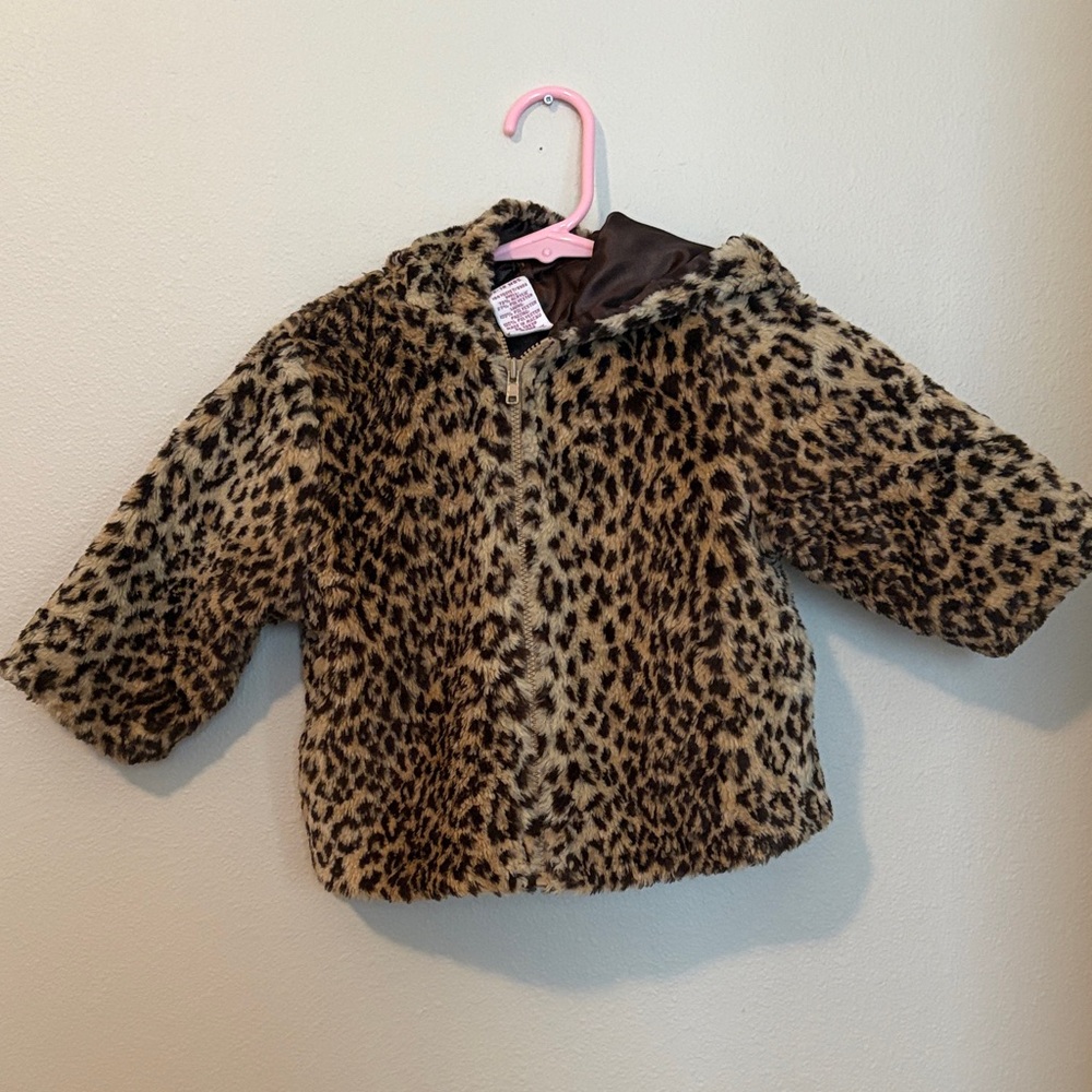 🐆 Gymboree Leopard Print Kids Coat